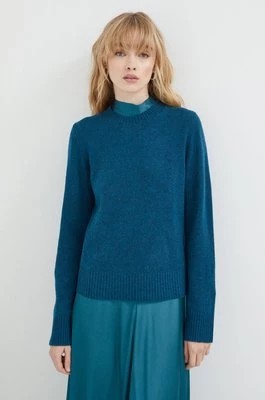 Zdjęcie produktu Samsoe Samsoe sweter wełniany CHARLOTTE damski kolor zielony lekki F23400145