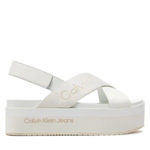 Zdjęcie produktu Sandały Calvin Klein Jeans Flatform Sandal Sling In Mr YW0YW01362 Biały