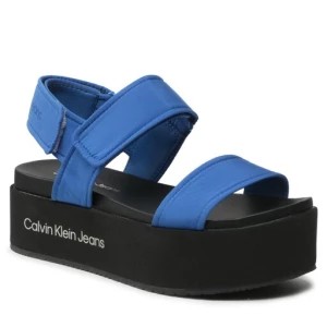 Zdjęcie produktu Sandały Calvin Klein Jeans Flatform Sandal Softny YW0YW00965 Niebieski