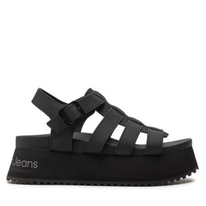 Zdjęcie produktu Sandały Calvin Klein Jeans Platform Buckle Rubber Mg Mtl YW0YW01513 Czarny