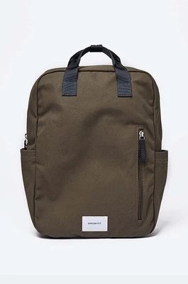 Zdjęcie produktu Sandqvist plecak Knut kolor zielony duży gładki SQA1816