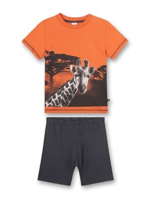 Zdjęcie produktu Sanetta Kidswear Piżama w kolorze pomarańczowo-antracytowym rozmiar: 92