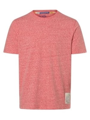 Zdjęcie produktu Scotch & Soda T-shirt męski Mężczyźni różowy|czerwony marmurkowy,