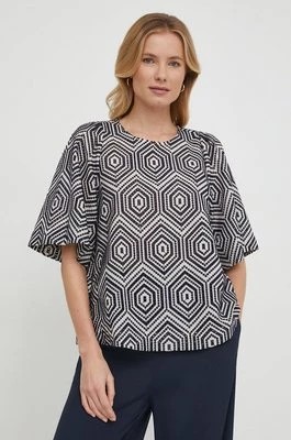 Zdjęcie produktu Seidensticker bluzka damska kolor beżowy wzorzysta 60.135991