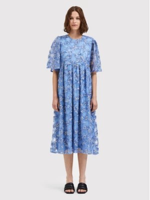 Zdjęcie produktu Selected Femme Sukienka koktajlowa Justine 16085467 Niebieski Loose Fit