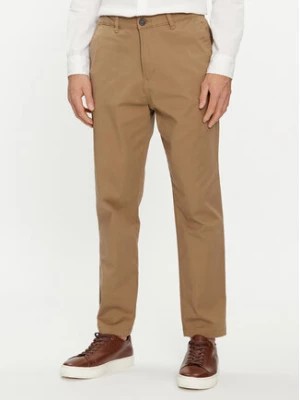 Zdjęcie produktu Selected Homme Spodnie materiałowe X-Miles 16085174 Brązowy Slim Tapered Fit