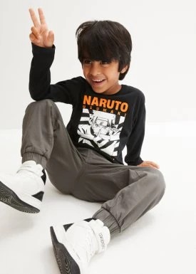 Zdjęcie produktu Shirt chłopięcy z długim rękawem Naruto bonprix