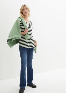Zdjęcie produktu Shirt ciążowy i do karmienia piersią, z bawełny bonprix