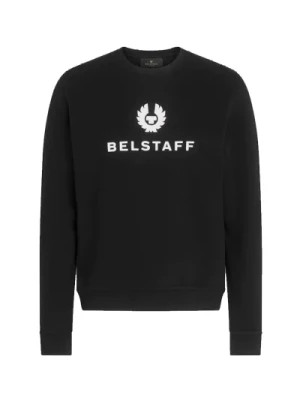Zdjęcie produktu Signature Crewneck Sweatshirt w Czarnym kolorze Belstaff