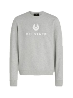 Zdjęcie produktu Signature Crewneck Sweatshirt z Flockowanym Logo Belstaff
