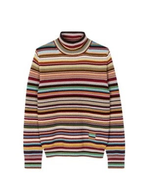 Zdjęcie produktu Signature Stripe Sweter z Wysokim Kołnierzem PS By Paul Smith