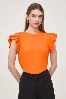 Zdjęcie produktu Silvian Heach t-shirt bawełniany kolor pomarańczowy