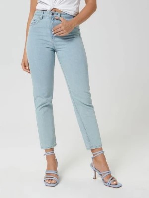 Zdjęcie produktu Sinsay - Jeansy mom high waist - niebieski