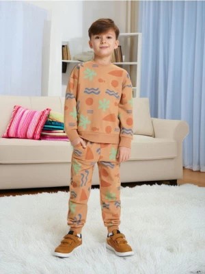 Zdjęcie produktu Sinsay - Komplet: bluza i spodnie - pomarańczowy