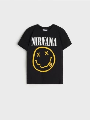 Zdjęcie produktu Sinsay - Koszulka Nirvana - czarny