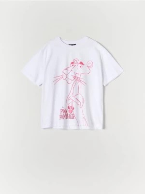 Zdjęcie produktu Sinsay - Koszulka Różowa Pantera - biały