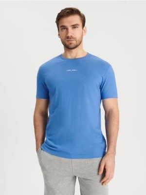Zdjęcie produktu Sinsay - Koszulka z nadrukiem - niebieski