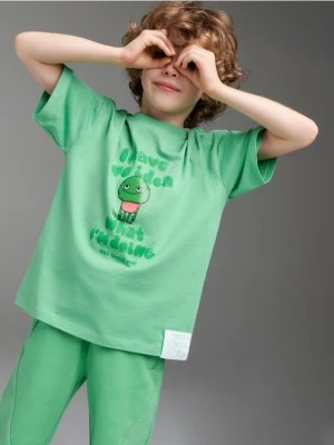 Zdjęcie produktu Sinsay - Koszulka z nadrukiem - zielony