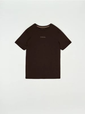 Zdjęcie produktu Sinsay - Koszulka z napisem - brązowy