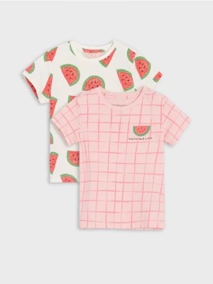 Zdjęcie produktu Sinsay - Koszulki 2 pack - różowy