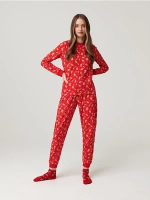 Zdjęcie produktu Sinsay - Piżama bawełniana - czerwony