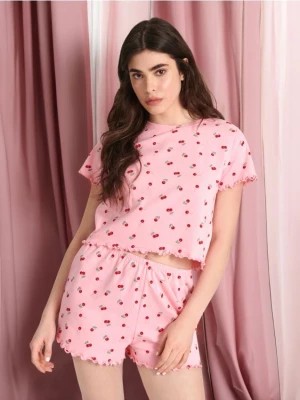 Zdjęcie produktu Sinsay - Piżama dwuczęściowa - różowy
