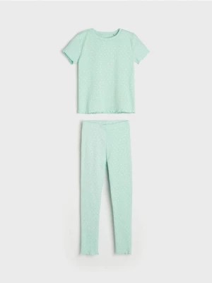 Zdjęcie produktu Sinsay - Piżama dwuczęściowa - zielony