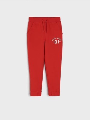 Zdjęcie produktu Sinsay - Spodnie dresowe jogger - czerwony