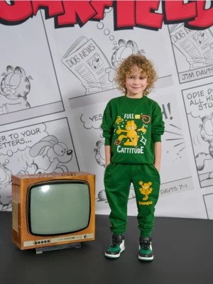 Zdjęcie produktu Sinsay - Spodnie dresowe jogger Garfield - zielony