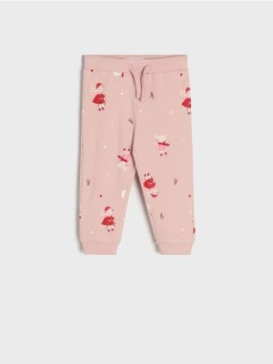 Zdjęcie produktu Sinsay - Spodnie dresowe jogger - różowy