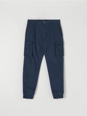 Zdjęcie produktu Sinsay - Spodnie jogger - niebieski