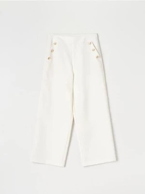 Zdjęcie produktu Sinsay - Spodnie kuloty - biały