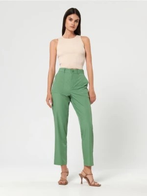 Zdjęcie produktu Sinsay - Spodnie z kieszeniami - zielony