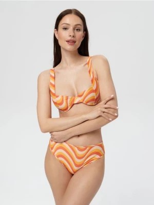Zdjęcie produktu Sinsay - Strój kąpielowy dwuczęściowy - pomarańczowy