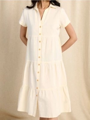 Zdjęcie produktu Sinsay - Sukienka midi - kremowy
