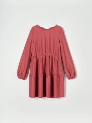 Zdjęcie produktu Sinsay - Sukienka mini babydoll - różowy
