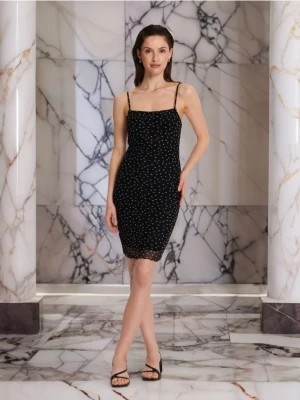 Zdjęcie produktu Sinsay - Sukienka mini ze wzorem - czarny