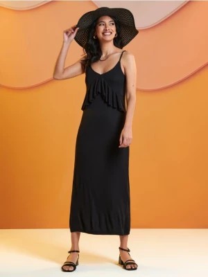 Zdjęcie produktu Sinsay - Sukienka na ramiączkach - czarny