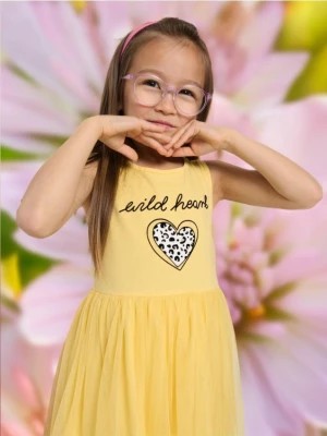 Zdjęcie produktu Sinsay - Sukienka z tiulem - żółty