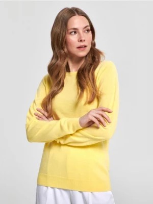 Zdjęcie produktu Sinsay - Sweter z miękkiej dzianiny - żółty