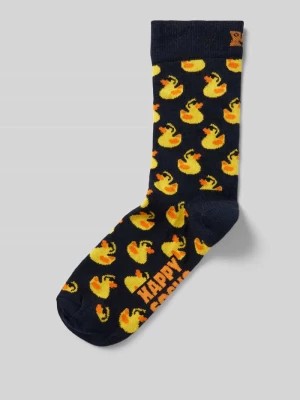 Zdjęcie produktu Skarpety z elastycznymi, prążkowanymi ściągaczami model ‘Rubber Duck’ Happy Socks