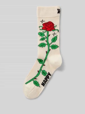 Zdjęcie produktu Skarpety z nadrukiem z motywem model ‘Rose’ Happy Socks