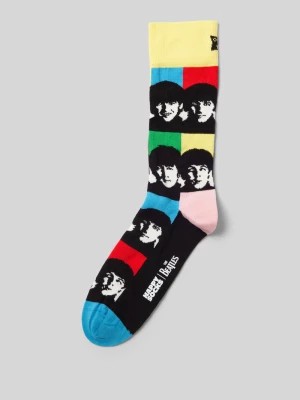 Zdjęcie produktu Skarpety z wyhaftowanym logo model ‘Beatles’ Happy Socks