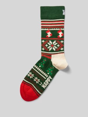 Zdjęcie produktu Skarpety z wyhaftowanym logo model ‘Christmas Sweater’ Happy Socks