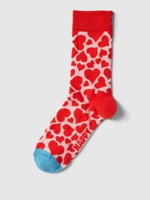 Zdjęcie produktu Skarpety ze wzorem na całej powierzchni model ‘HEART’ Happy Socks