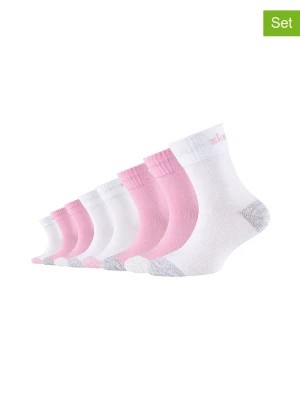 Zdjęcie produktu Skechers Skarpety (8 par) w kolorze różowo-białym rozmiar: 35-38