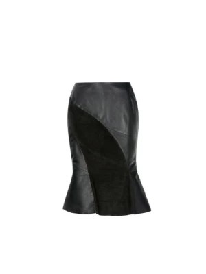 Zdjęcie produktu Skórzana asymetryczna spódnica OCHNIK
