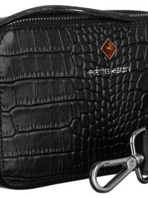 Zdjęcie produktu Skórzana listonoszka damska z tłoczeniem na wzór skóry krokodyla — Peterson Merg