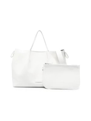 Zdjęcie produktu Skórzana torebka duża biała Fabiana Filippi