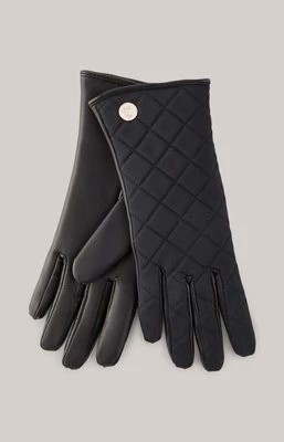 Zdjęcie produktu Skórzane rękawiczki w kolorze czarnym Joop